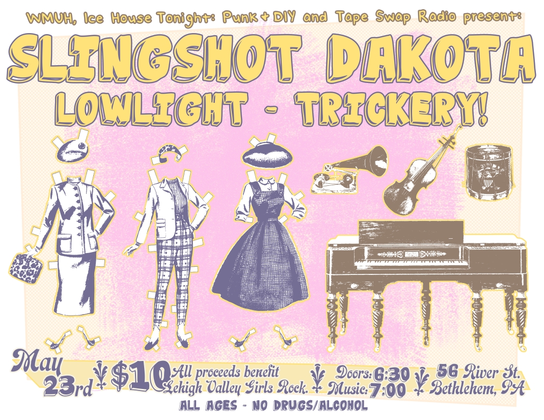 🔥🔥🔥 Check out the next @icehousetonight show we're sponsoring! 🔥🔥🔥 It's a Lehigh Valley Girls Rock benefit with a stacked line-up: @slingshotdakota, Lowlight, and Trickery. A rare Tuesday night Ice House: Punk & DIY show. Presale tix → bit.ly/3nl4tSF