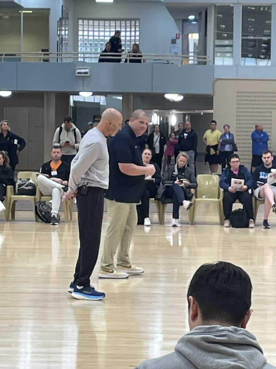 BenMacculloch's tweet photo. Very grateful to be able to attend 2023 National Coaches Conference at the BA Centre of Excellence. Great on court learnings by great current coaches of the game! Also great insights into sports leadership and creating positive learning environments 
#sac #bacoachesconference https://t.co/2sQTiNYPW1