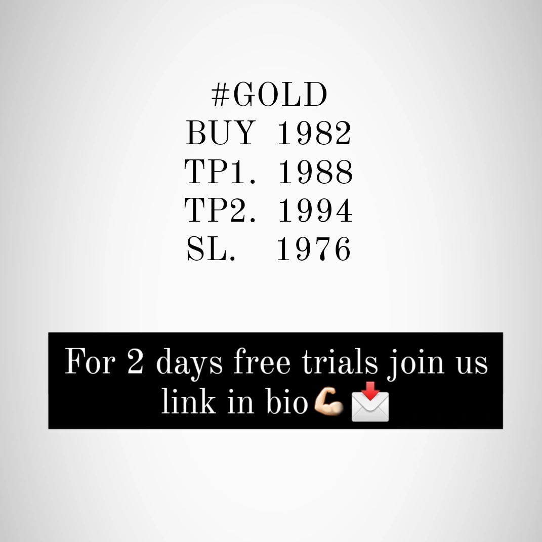 JessXAUUSD's tweet photo. #GOLD
BUY 1982
TP1. 1988
TP2. 1994
SL. 1976
#FOMC #XM #ADSS #VXtrading #imacademy
#Economy #dubaipresident #dubaiπ¦πͺ #Adamkhoo #Raynerteo #FXCM #FED #forex #ΩΩΨ±ΩΨ³ #Π€ΠΎΡΠ΅ΠΊΡ #ε€ζ± #FED #FOMC #Brexit #NFP #Signals #Crypto #BTCUSD #XAUUSD #XAGUSD #US30 #DAX30 #GER30 #INDICES https://t.co/PxxnYTUQH9
