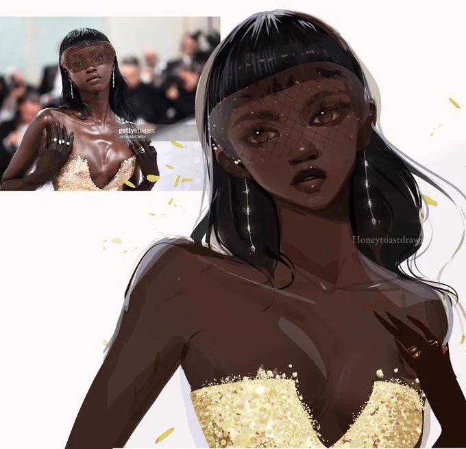 Anok Yai best dressed for life #MetGala