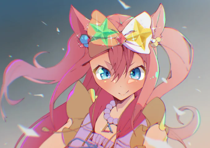 依頼絵デジたん!キリッ!! #ウマ娘 #アグネスデジタル