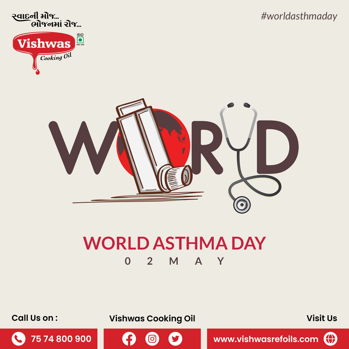 VishwasRefoil's tweet photo. #WorldAsthmaDay
#VishwasCookingOil
#vishwascottonseedoil
#vishwasgroundnutoil
#vishwassunfloweroil
#vishwaspalmoleinoil
#vishwascornoil https://t.co/ZVZtIInJBq