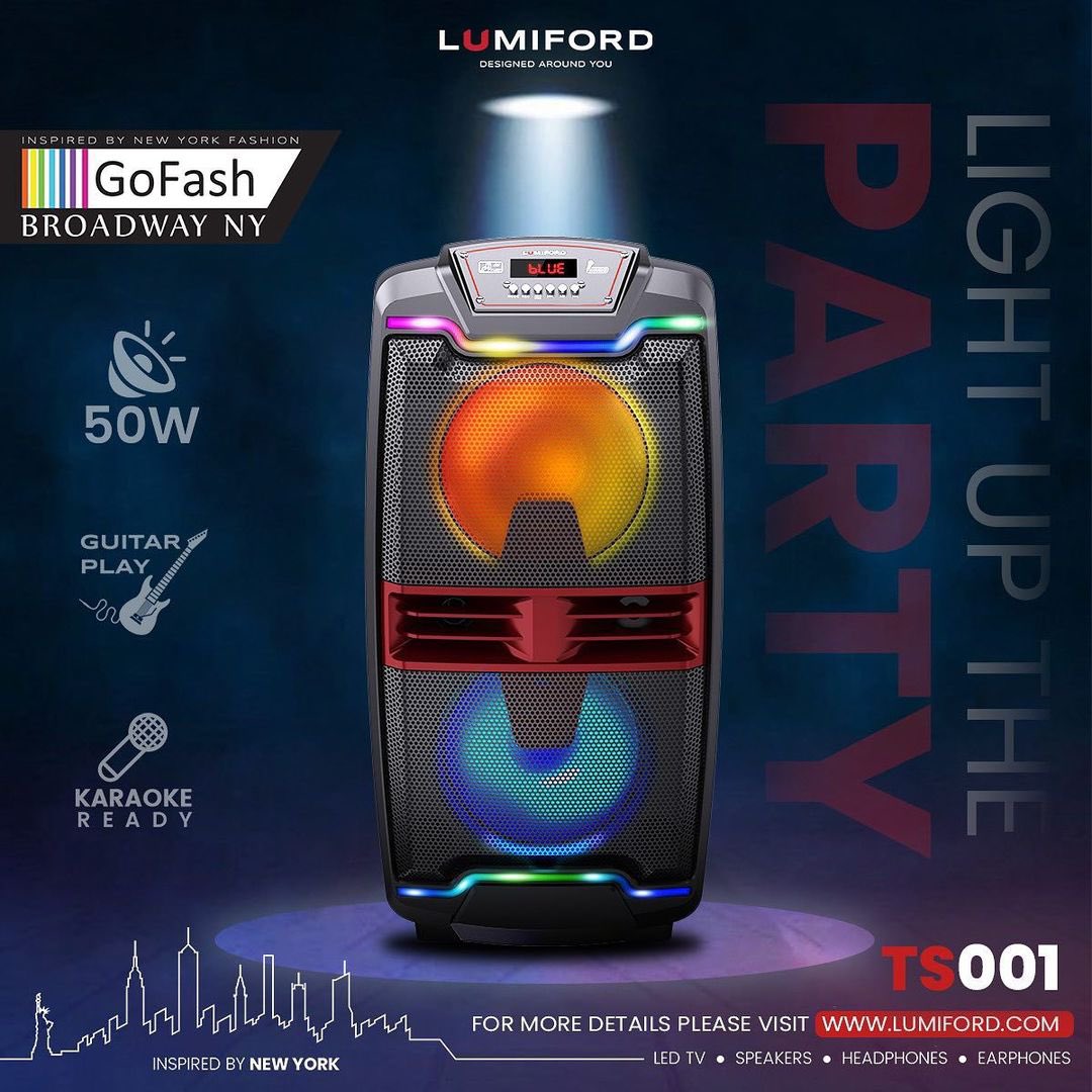 LumifordL's tweet photo. 💃Experience Powerful Music for your weekend parties
#Lumiford #TS001 #GoFashBroadwayNY #PartySpeakers🔥🎶
#SuperBass #PartySound #Party #DJNight #DJ #Trolley #Audio #Music #Bass #InspiredByNewYork #designedaroundyou
Available on https://t.co/taqT4tdJYD https://t.co/dE3orP1i9q