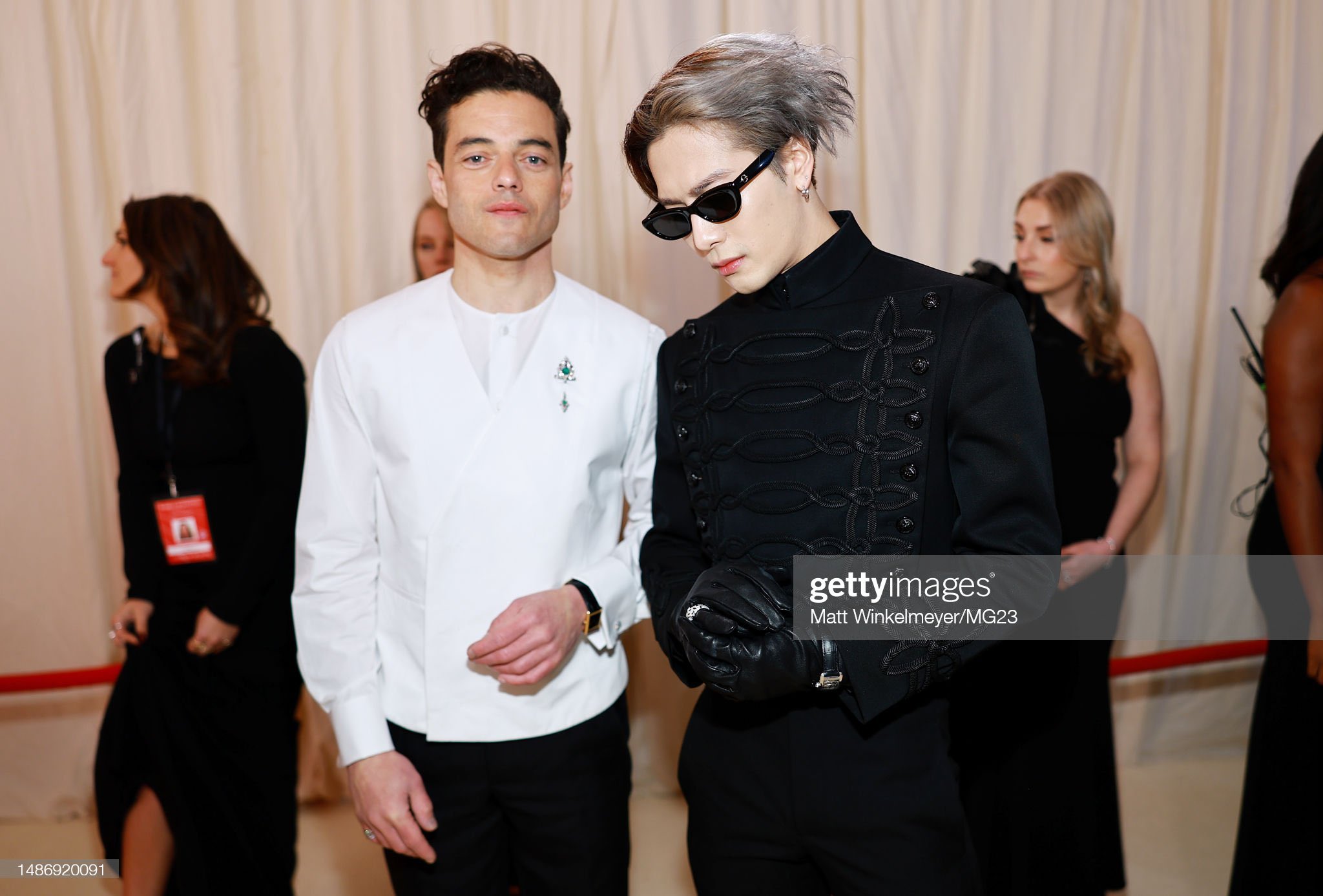 Jackson Wang at the Met Gala 2023 Karl Lagerfeld: A Line of Beauty .  @jacksonwang852g7 . #RYCE…