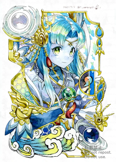 藍海の水龍喚士・スミレ