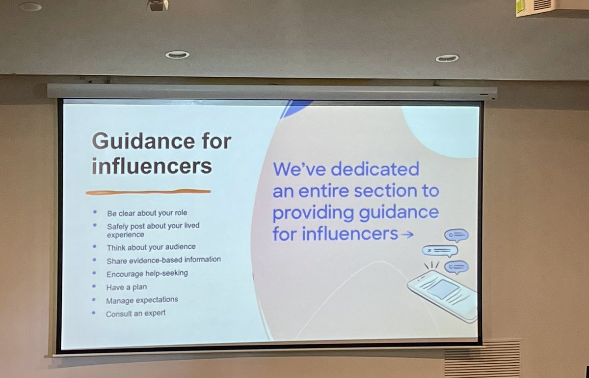 themodernparent's tweet photo. New @chatsafe_au guidelines  to help young people communicate safely online around suicide &amp; self harm, as well as important guidelines for social media influencers @orygen_aus #nspc23 https://t.co/8TuxBcj9Fx