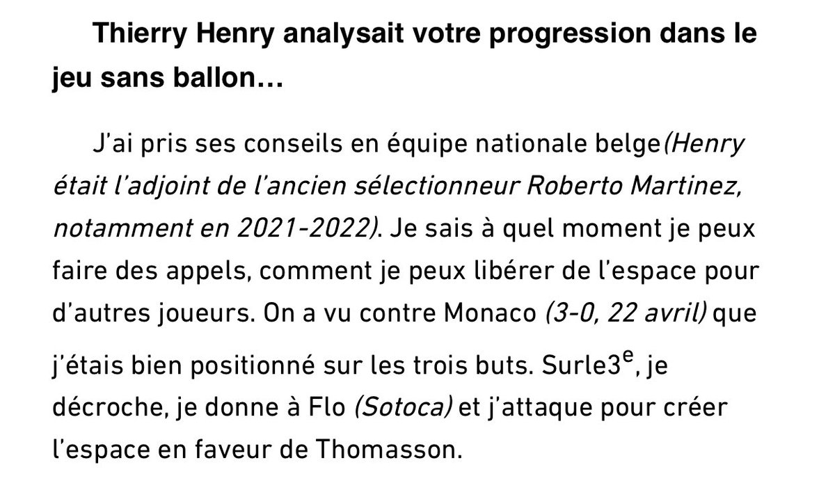 RafikFik1's tweet photo. Très belle ITW de @LoisOpenda dans @lequipe du jour.
L’un des fers de lance des Sang &amp; Or décrit ses axes de progression et détail les leviers activés avec @SiebeHannosset dont il récolte les fruits depuis plusieurs semaines.
Belle mise en perspective du travail invisible.
#RCL https://t.co/kVwLG0G1fY