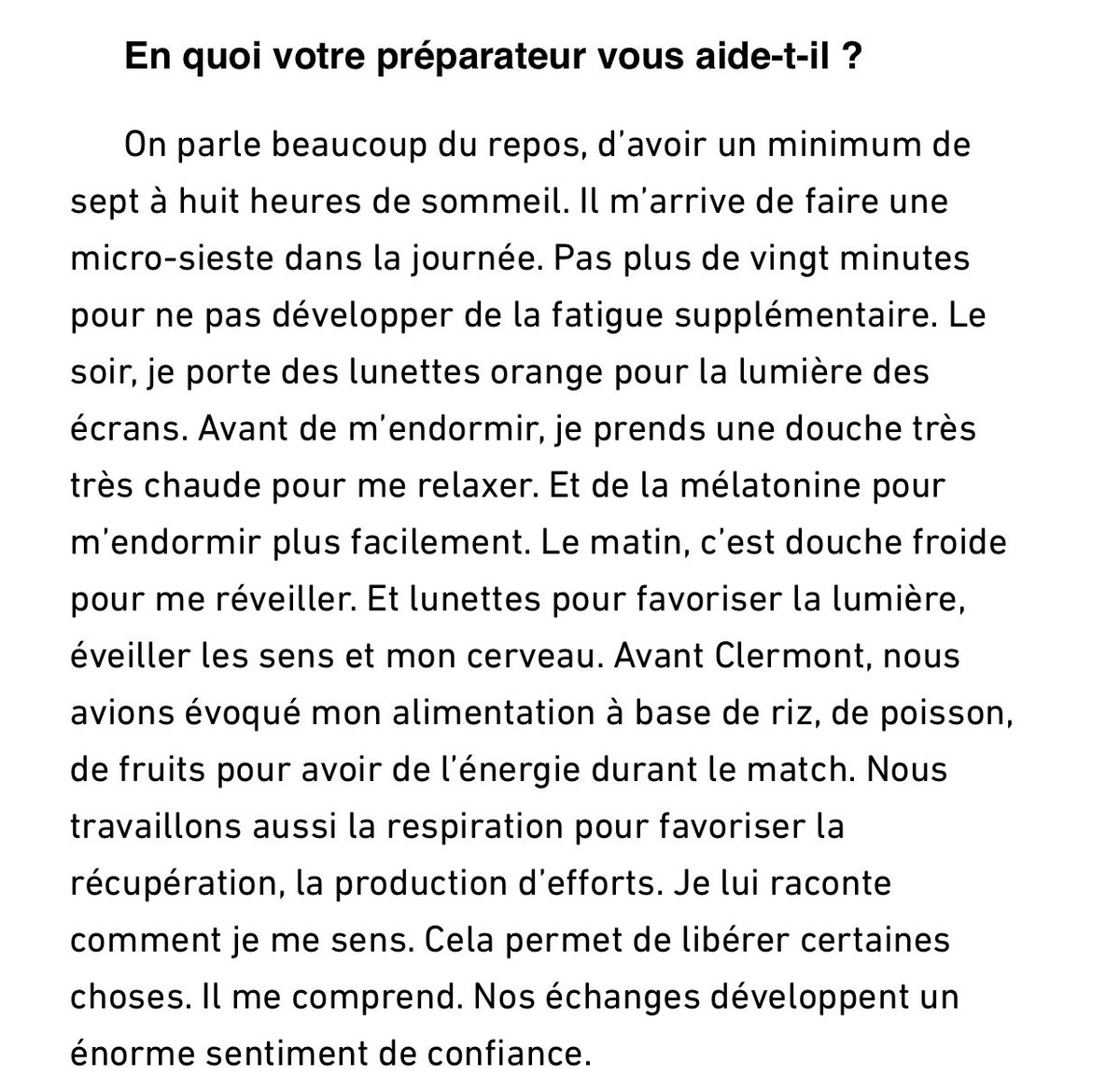 RafikFik1's tweet photo. Très belle ITW de @LoisOpenda dans @lequipe du jour.
L’un des fers de lance des Sang &amp; Or décrit ses axes de progression et détail les leviers activés avec @SiebeHannosset dont il récolte les fruits depuis plusieurs semaines.
Belle mise en perspective du travail invisible.
#RCL https://t.co/kVwLG0G1fY