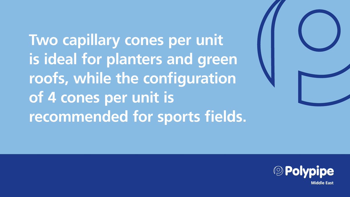 PolypipeME's tweet image. #Permavoid uses innovative #CapillaryCones to enable water to travel up into the soil through #PassiveIrrigation, minimising the challenge of water loss to evapotranspiration commonly experienced with above-soil irrigation methods.

Learn more here: bit.ly/3nDGOg3