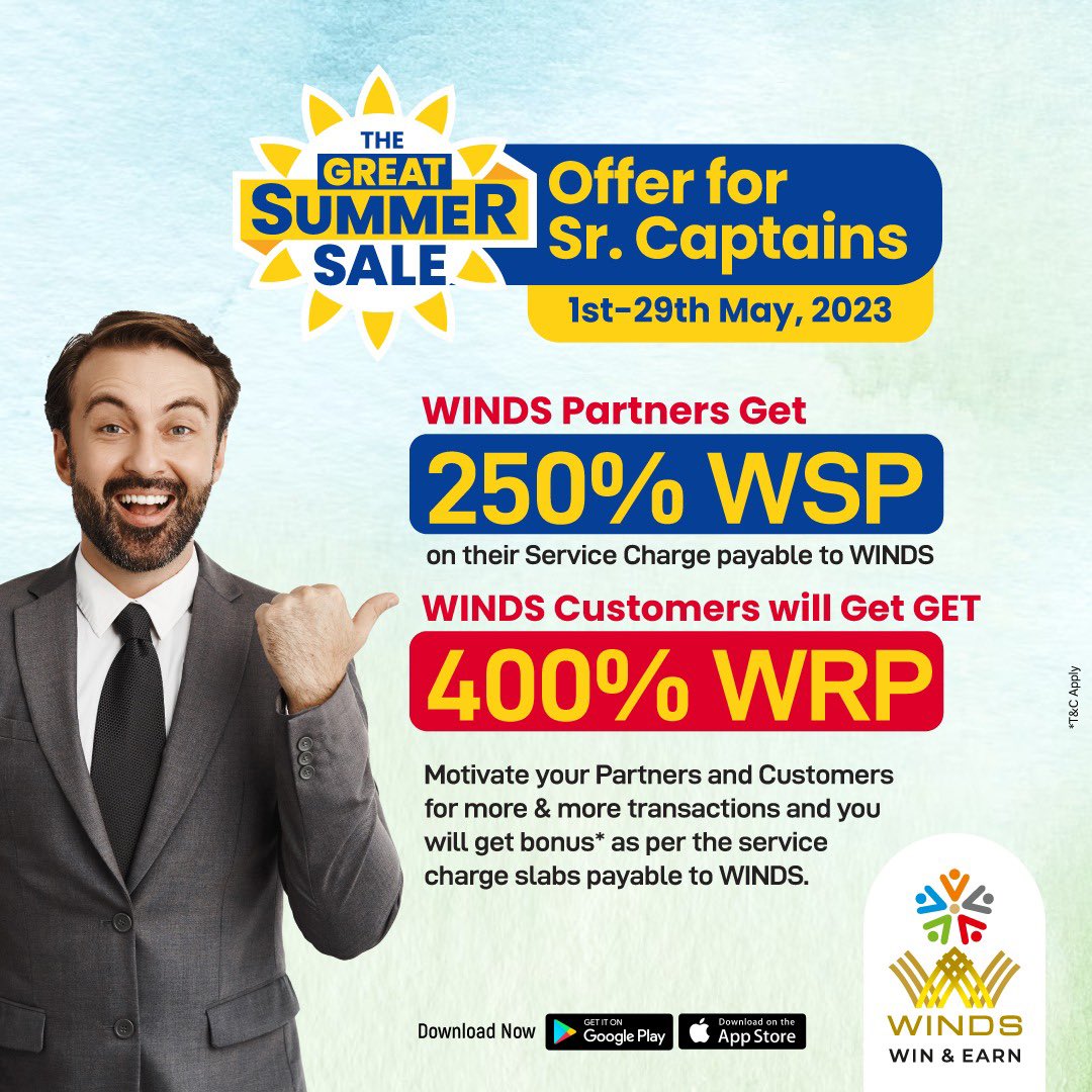 WindsDigiWorld's tweet photo. A offer which you cannot resist!🤩

Motivate your Customer to shop their daily needs from WINDS registered nearby local shops and get benefitted.

Join Digi World Now👉🏼 https://t.co/EexZ6CuPdv

#WINDSDigiWorld #WINDS #India #Entrepreneur #earning https://t.co/L55SJPmbEf