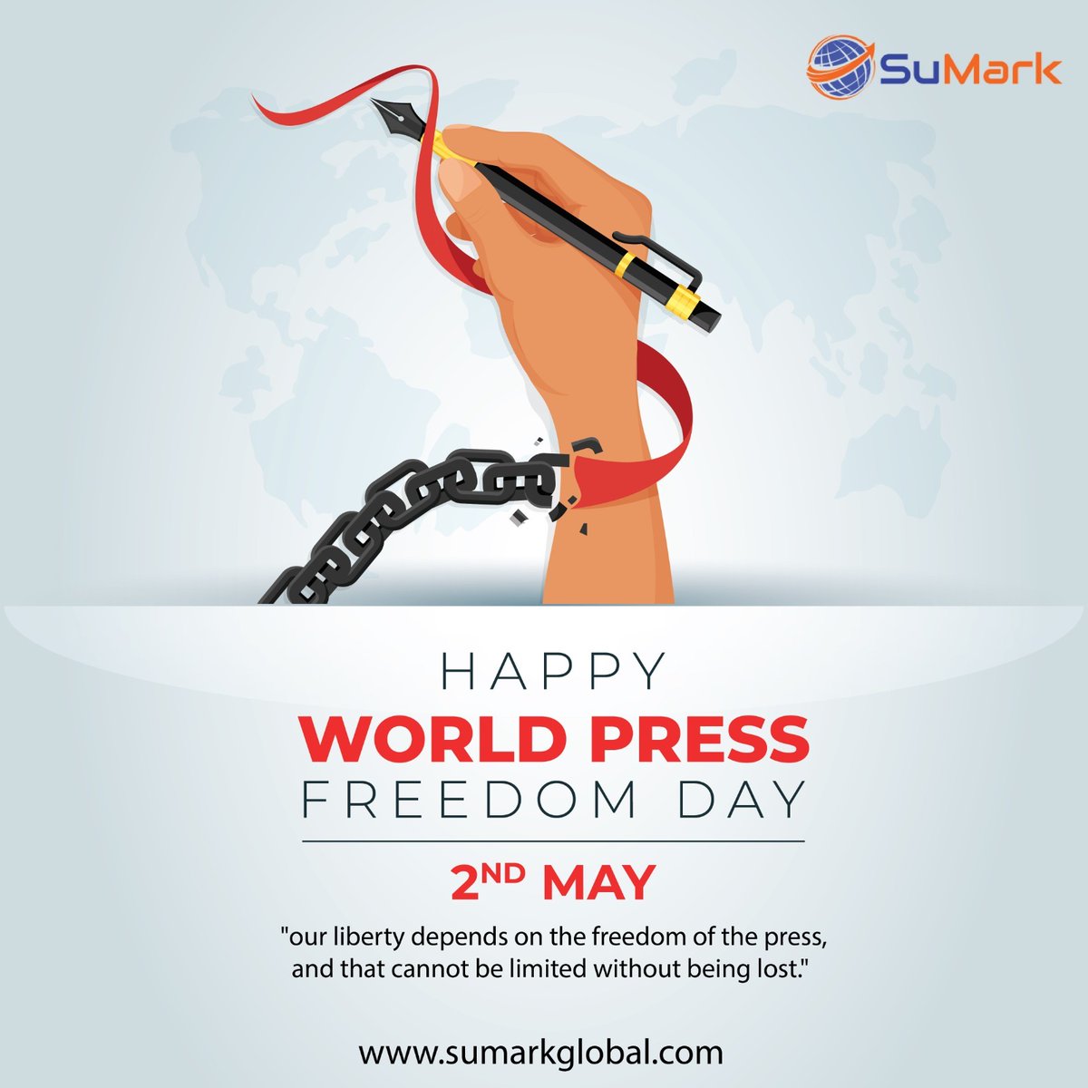 sumarkglobal's tweet image. Let's stand together to defend the freedom of the press and the right to information. Happy World Press Freedom Day!

#PressFreedomMatters #DefendFreePress #TruthMatters #sumarkglobal