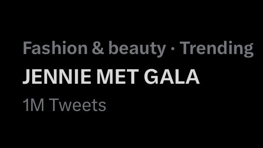 NEWSJENNlE's tweet photo. 📝 230502 ‘JENNIE MET GALA’ reaches 1 MILLION mentions on Twitter #JENNIEatMETGala #MetGala https://t.co/ALbvPBK17b