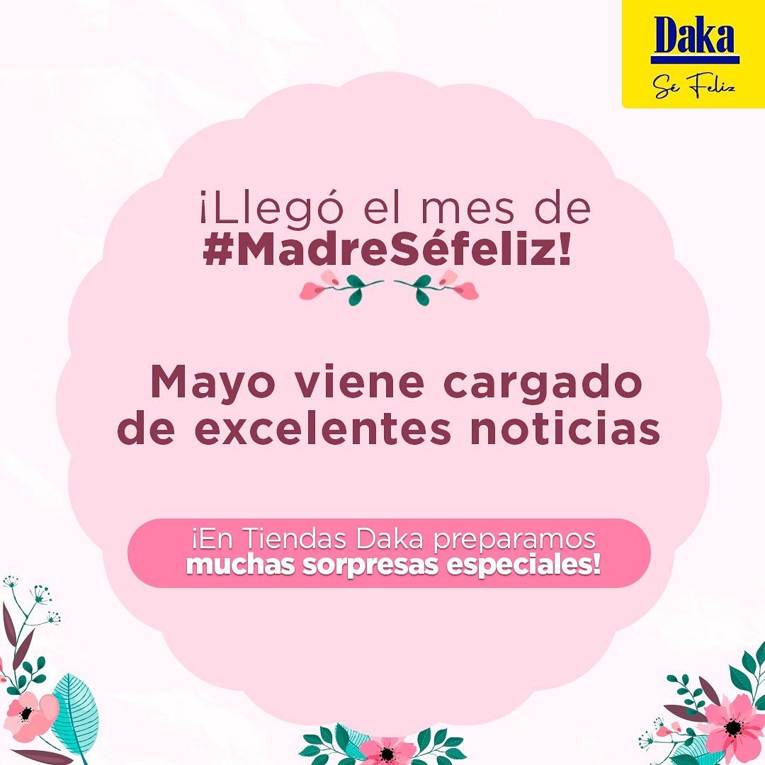 AttDaka's tweet photo. ¿Están preparados? 👀👇🏻

¡Llegó el mes de Mayo con M de #MadreSéFeliz!💖

Tenemos increíbles sorpresas preparadas para todas las Madres de Venezuela✨

¡Activas las notificaciones y mantente atento!💛🥳

#Mayo #Dakatumejoropción #SomosgenteDaka #Séfeliz #Venezuela https://t.co/uoARNGZzS6