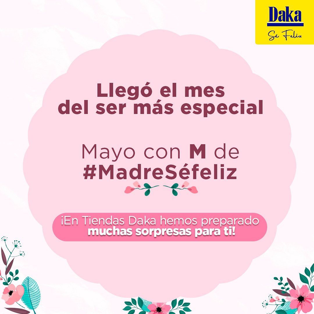 AttDaka's tweet photo. ¿Están preparados? 👀👇🏻

¡Llegó el mes de Mayo con M de #MadreSéFeliz!💖

Tenemos increíbles sorpresas preparadas para todas las Madres de Venezuela✨

¡Activas las notificaciones y mantente atento!💛🥳

#Mayo #Dakatumejoropción #SomosgenteDaka #Séfeliz #Venezuela https://t.co/awPedUQQfP
