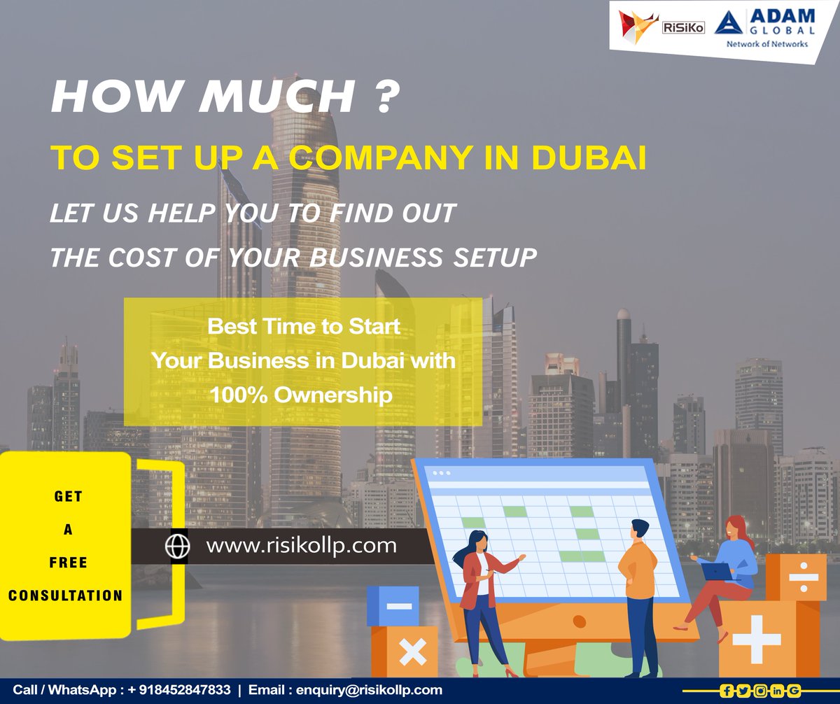 RiSiKollp's tweet photo. How much? To set up a company in Dubai .  Let us help you to find out the cost of your business.
.
.
.
.
.
#Dubai #India #newsetup #company #risikollp #adamglobal #business #companyindubai  #financial #adamglobal #globalnetwork #growth #opportunities #businessgrowth #experts https://t.co/4n0JFExbVr