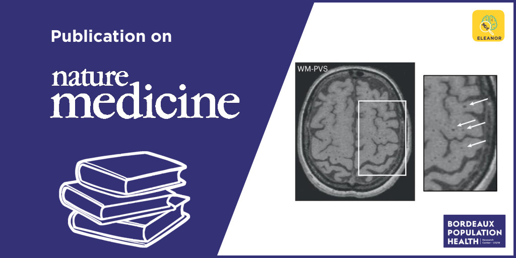 Just published in <a href="/NatureMedicine/">Nature Medicine</a> : 
"Results of the first genomic study on perivascular space burden unravels early mechanisms of cerebral small vessel disease" 
🌐More info: bit.ly/41EifOD 

#disease <a href="/MarieG_Duperron/">Duperron Marie-Gabrielle</a> #MariaJKnol <a href="/Debette4/">Stéphanie Debette</a> #Hieab_Adams <a href="/ELEANOR_BPH/">Molecular Epidemiology of Vascular/Brain Disorders</a>