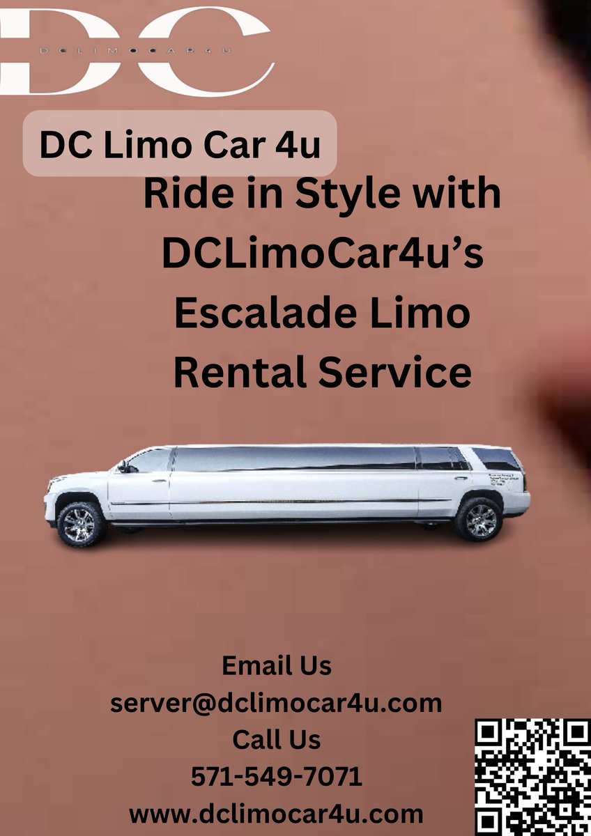 Ride in Style with DCLimoCar4u’s Escalade Limo Rental Service

#DCLimoCar4U #luxurycarrental #newcararrivals #discount #savings #travelinstyle #dclimocar #arriveinstyle #dclimocar #nearme #dclimocarnearme #DCLimoCar4U #carrentalservice #luxurycarrental