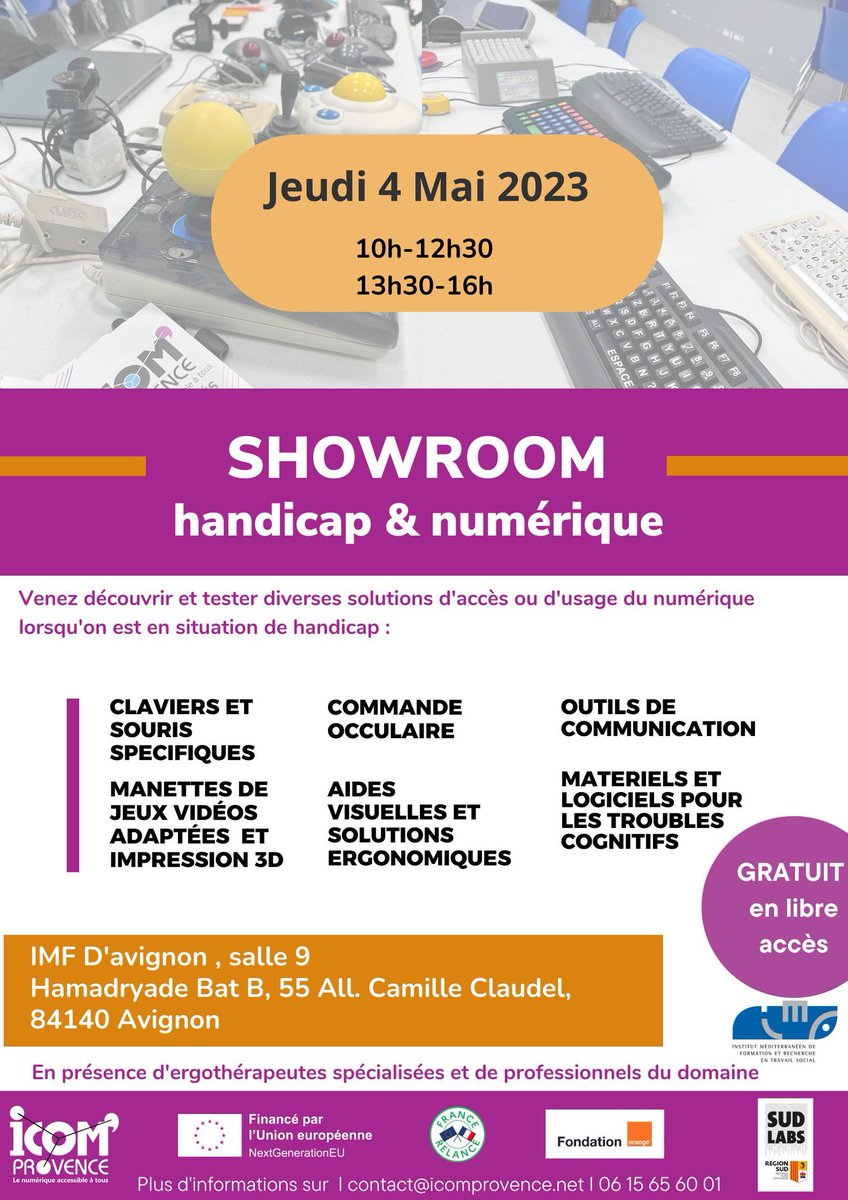 📢 Vous habitez Avignon ou la région ? Notre président y sera ce jeudi pour animer un atelier sur l'usage du numérique !