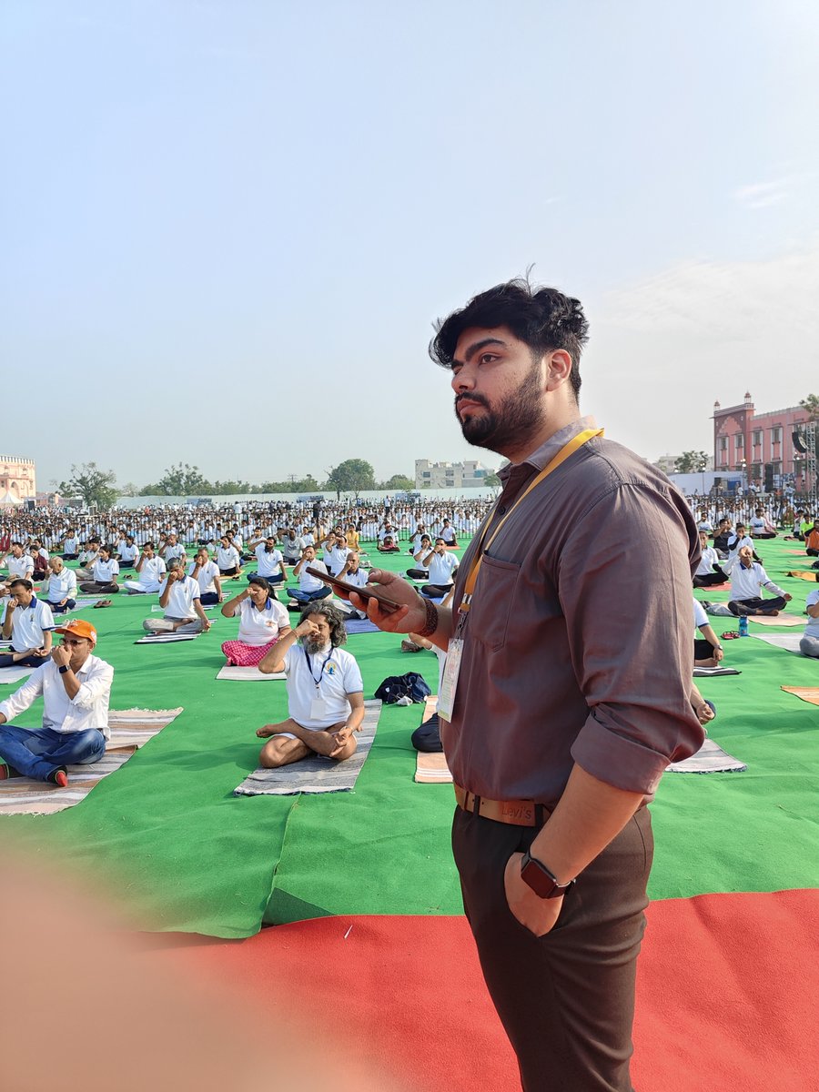 Maddykun1's tweet image. Glimpses from Yoga Mahotsav, an event to commemorate the 50th Days to the International Day of Yoga 2023 held at Shri Bhawani Niketan Shiksha Samiti, Sikar Road, Jaipur. #MDNIY #YogaMahotsav2023 #50DaysToIDY2023 #InternationalDayofYoga2023 #WorldAsthmaDayy #Jaipur #YogaDay2023