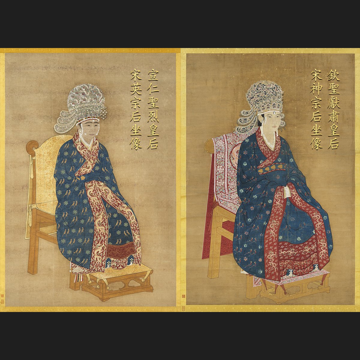 Auphorie's tweet photo. 3 days until the advent of #Huanghou from the #ImperialOudCollection
...
Portraits shown are some fine examples of Huanghou of the Song Dynasty who actually served as empresses in their lifetime. Historically there were also empresses who were venerated as Huanghou posthumously. https://t.co/yP2wsZvnmx