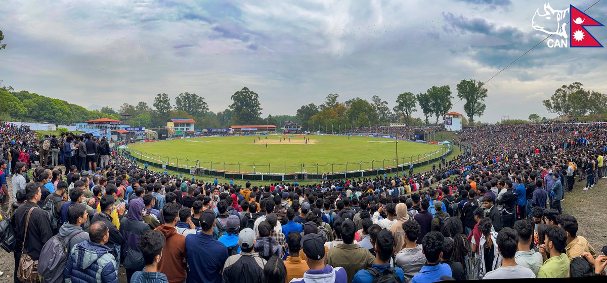 CricketNep's tweet image. Unstoppable spirit, unbeatable passion! 🇳🇵
Nepali fans are on fire as our team charges towards the #ACCPremierCup title 🔥🏆

#NEPvUAE | #ACCPremierCup |  #RoadToAsiaCup | #weCAN