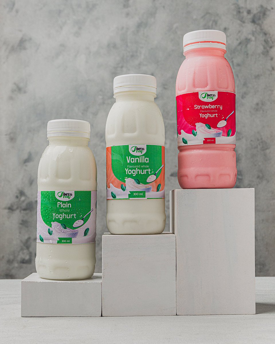 FarmReap's tweet photo. The best packaging for holidaymakers.
Nutritious and healthy yoghurt that comes in Strawberry, Vanilla, and Plain flavors.
#farmreap #packaging #strawberry #vanilla #plain #holiday #playsnack #breakfastsnack #nutribox #nourishing #flavored https://t.co/EZ5qW05jC7