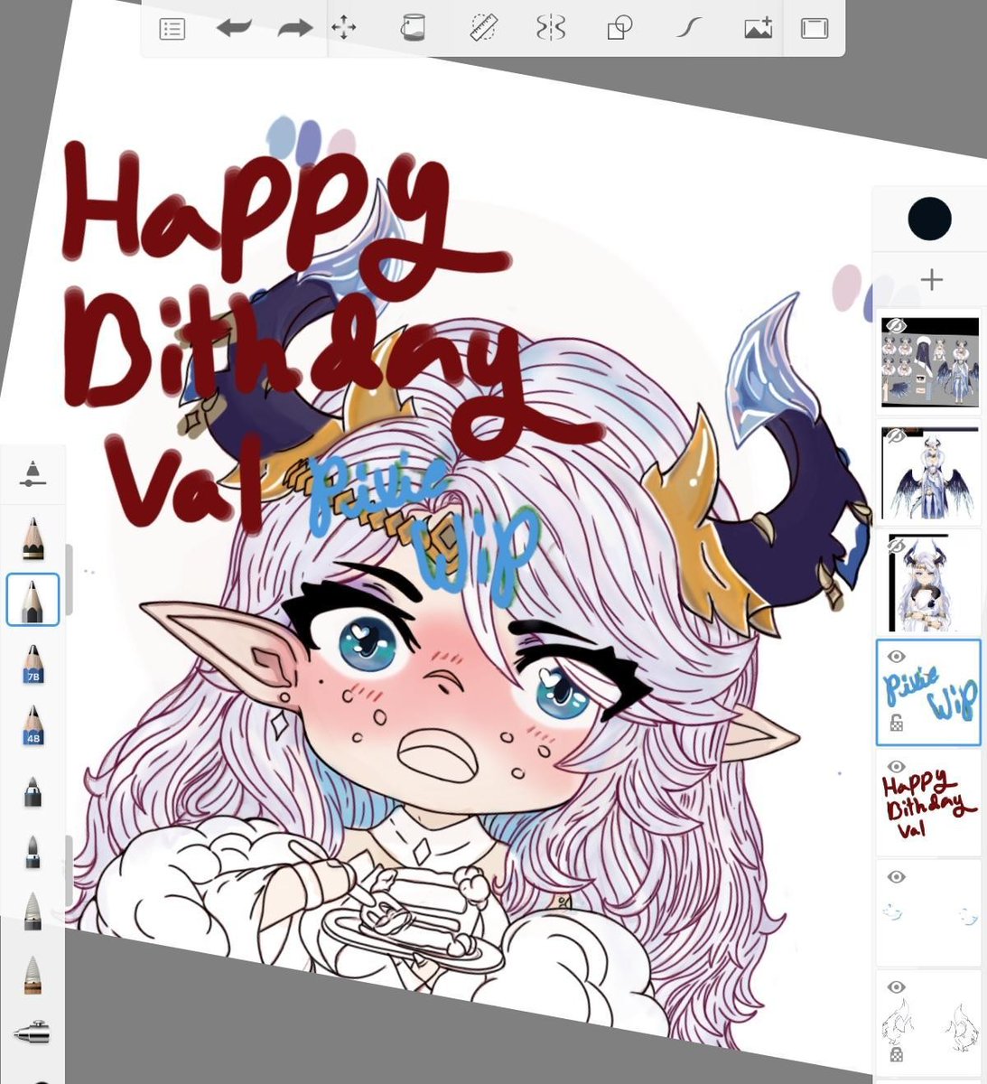 PixG19's tweet photo. Happy birthday @ValentinaChisei
I didn't get it done so I'll finish it and post it tomorrow or today technically ๐
#art #drawsei #wipart #myart https://t.co/vOpgahOhl8