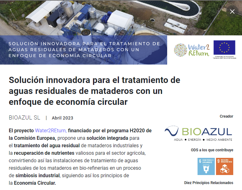 🎉 <a href="/PactoMundial/">Pacto Mundial de la ONU España</a> nos ha publicado nuestra buena práctica sobre <a href="/Water2REturn/">Water2REturn</a>, nuestro proyecto para la recuperación y reciclaje de nutrientes convirtiendo a las #aguasresiduales en productos con valor añadido para una #economiacircular en #agricultura.

➡️ bit.ly/2JIMTBQ