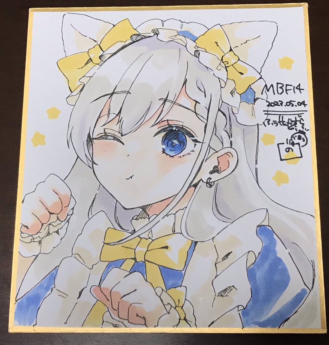 久川颯 「猫耳メイドはーちゃん」|りの🐣きららキャラットにてゲスト掲載中のイラスト