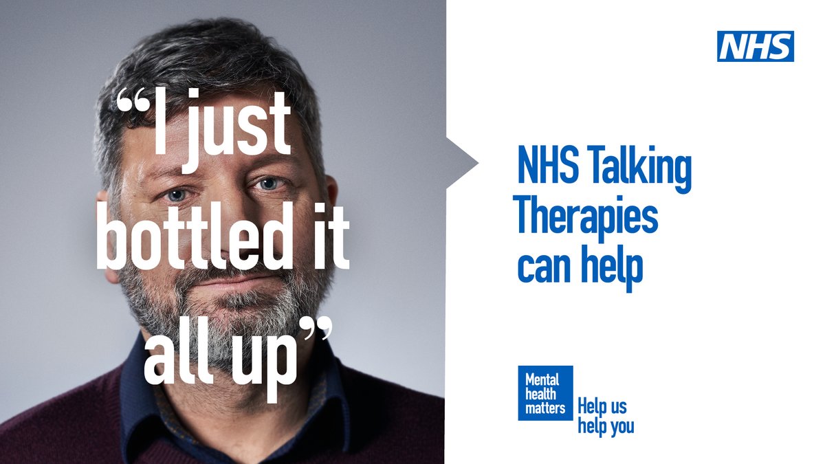 Feelings of anxiety and depression can affect us all.

If you need help with your mental health, you can refer yourself, or your GP can refer you to NHS Talking Therapies.

➡️nhs.uk/talk