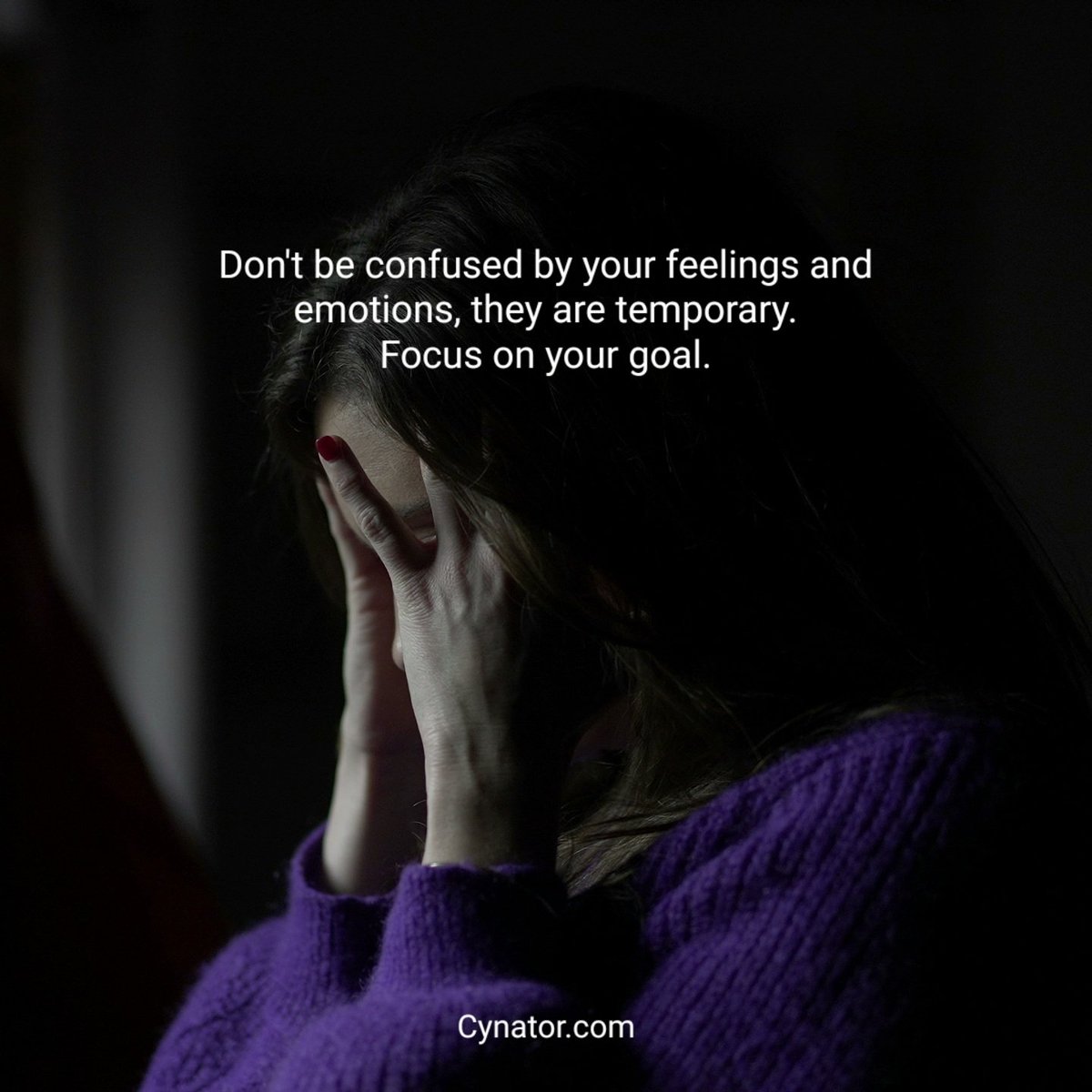 krishnaMatrix's tweet photo. Don't be confused by your feelings and emotions, they are temporary. Focus on your goal.

#befocused #Focus #motivational #quotes #life https://t.co/sdeVHzQk02