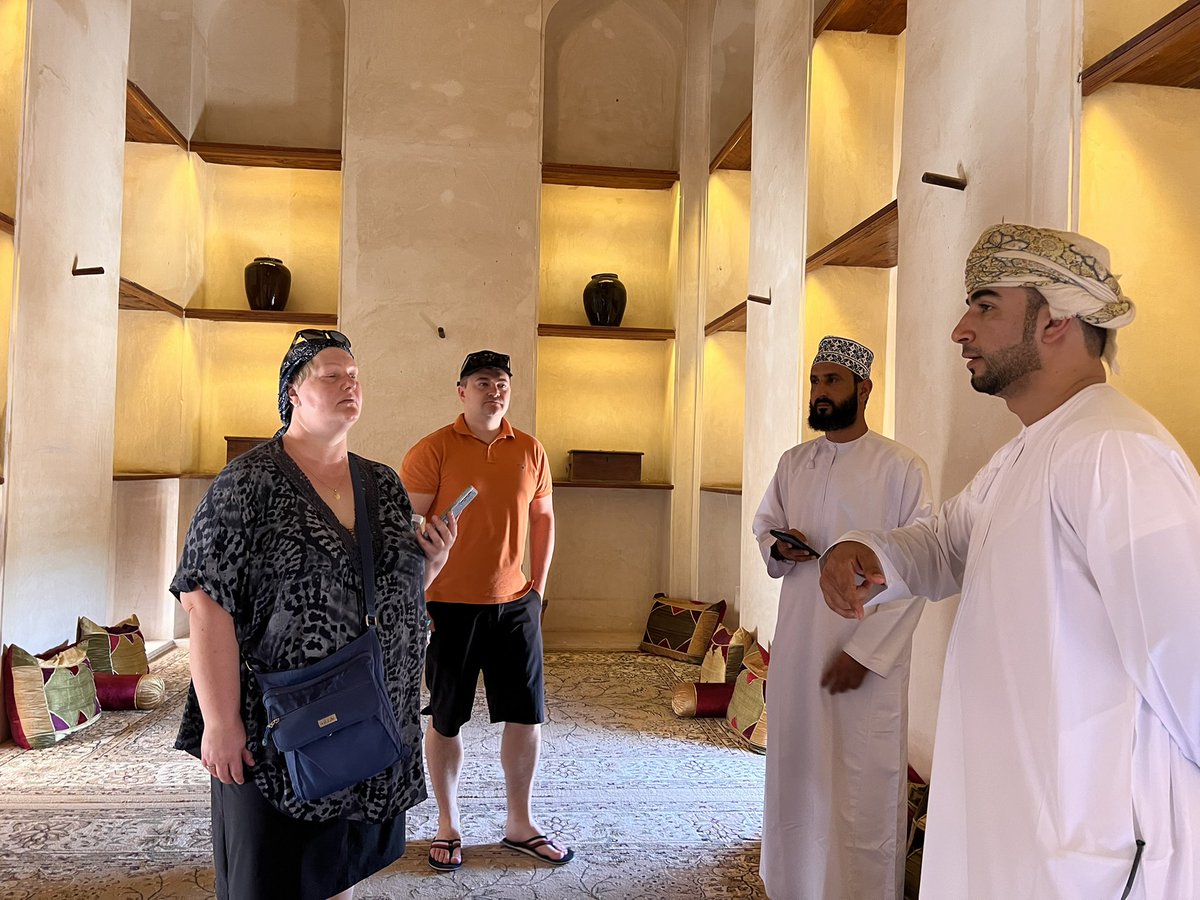 jabreencastle's tweet photo. وفد سياحي من جمهورية التشيك يزور حصن جبرين
Tourist group from Czech Republic visited Jabreen Castle
#حصن_جبرين #سلطنة_عمان #بهلا #الداخلية #jabreencastle #oman #bahla https://t.co/7wJC8WzRFd