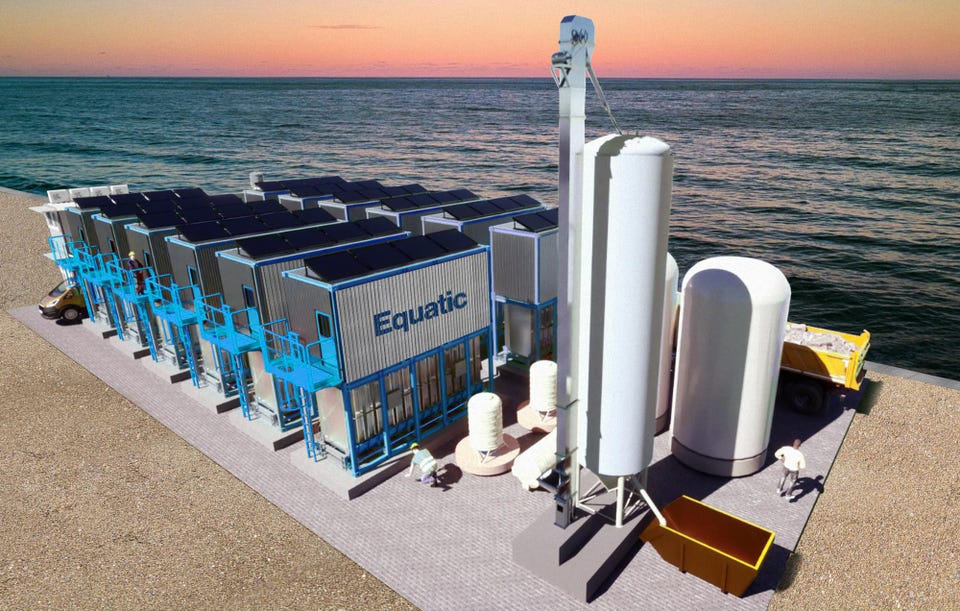 byewasteNL's tweet photo. 🌊⚡️Deze #TechTuesday introduceren we @equatic_tech, opgericht door UCLA-wetenschappers. Ze ontwikkelden een methode om #Koolstofdioxide uit de oceaan te verwijderen om bruikbare groene brandstof te genereren! 🌍Een innovatieve oplossing voor het verminderen van #CO2-uitstoot https://t.co/snnlW0lFVB