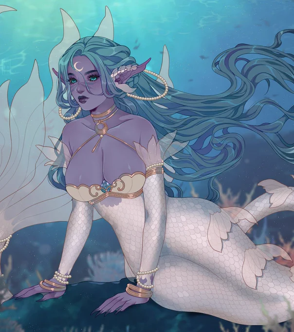 Mermay  old pieces (2022/21) because I'm not certain if I manage a new piece this year #mermay2023