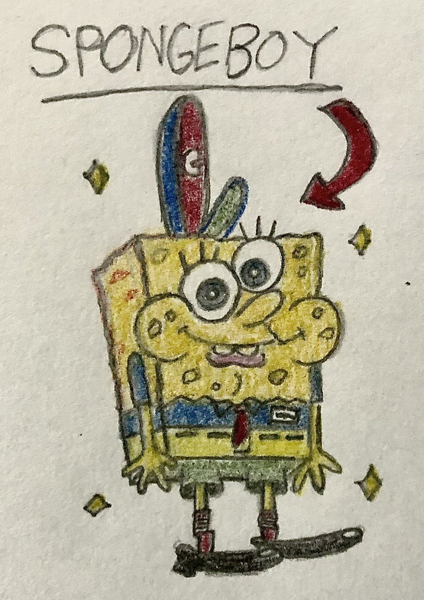 JJSponge120's tweet photo. Happy 24th anniversary to SpongeBob SquarePants! π₯³ Did you know that he used to be called SpongeBoy? The name had to be changed due to copyright reasons! #SpongeBobSquarePants #SpongeBob #Nickelodeon #SpongeBoy #Birthday #Anniversary https://t.co/zITVYwUHgR