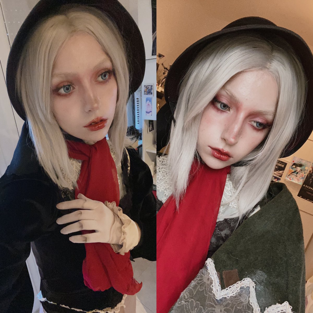 Himee.lily 🦢 on Twitter "Doll Bloodborne makeup test"
