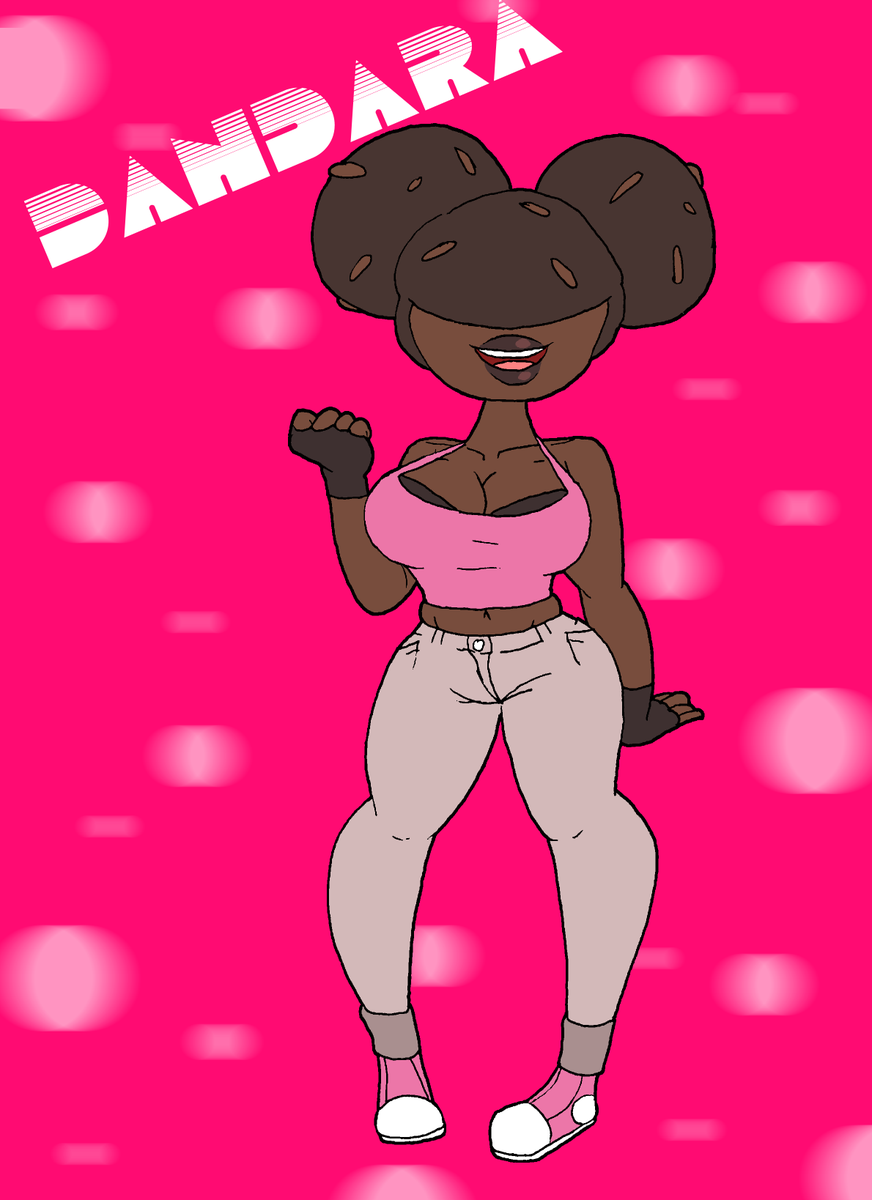 Meet Dandara! A sweet and feisty gal who's the life of the party or a main face in any brawl! #myart #FoodOc #oc #originalcharacter #characterdesign #originaldesign #design #ArtistOnTwitter