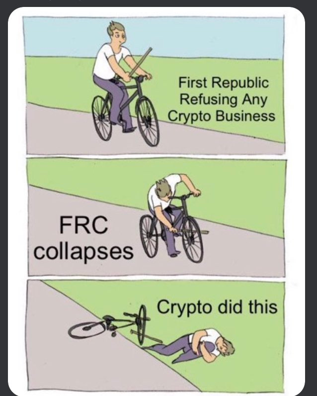 coinbureau's tweet photo. Just wait until the hearings on the First Republic collapse start 🙄 https://t.co/Hjr9Z2t3JY