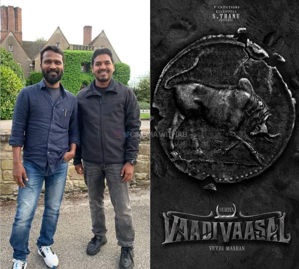 Director #VetriMaaran at London for Monitoring CG work of #Suriya's #VaadiVaasal 📸✨

The movie involves heavy CG & it's going to be done by an leading company who did CG for Avatar 🫰🔥