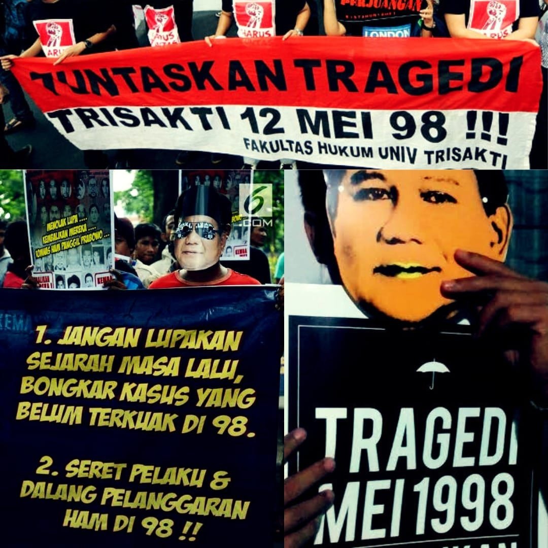 Prabowo meskipun memiliki rekam jejak kinerja yg baik di bawah kabinet Pak Jokowi, akan tetapi diakui atau tidak beliau masih memiliki sejarah kelam yg tetap hrs di clear kan ke publik. Jgn sampai rakyat masih beranggapan bahwa beliau #PelanggarHAMSejati