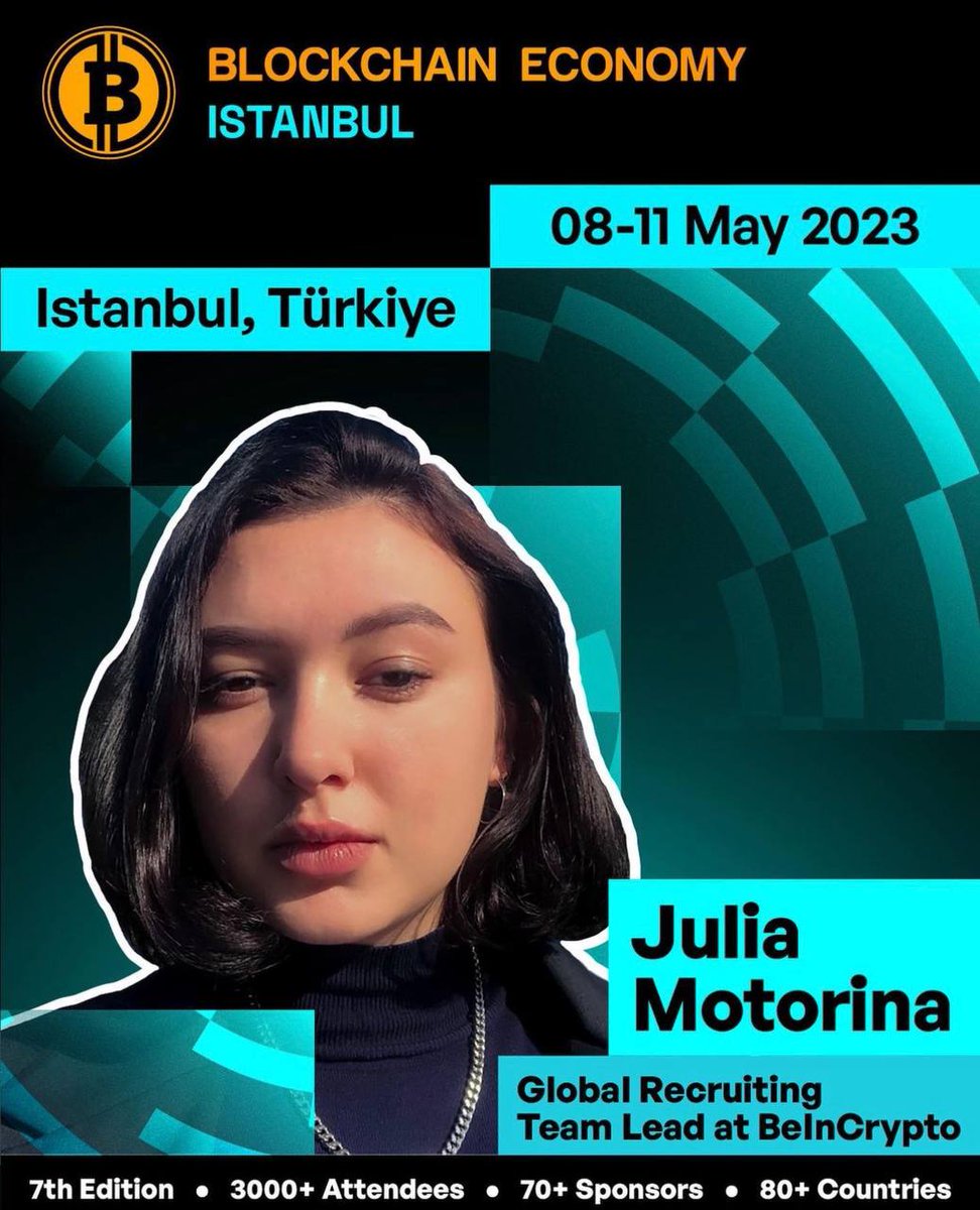 talentbuddies's tweet photo. Just a week to go 🤩
@BEconomy_HQ Istanbul 2023
And I'm happy to be coming back home 🇹🇷 (even for a couple of weeks)
See you there!
#blockchain #economy #besummit #crypto #conference #speaker #BEconomy https://t.co/Pd8JBdNnJx