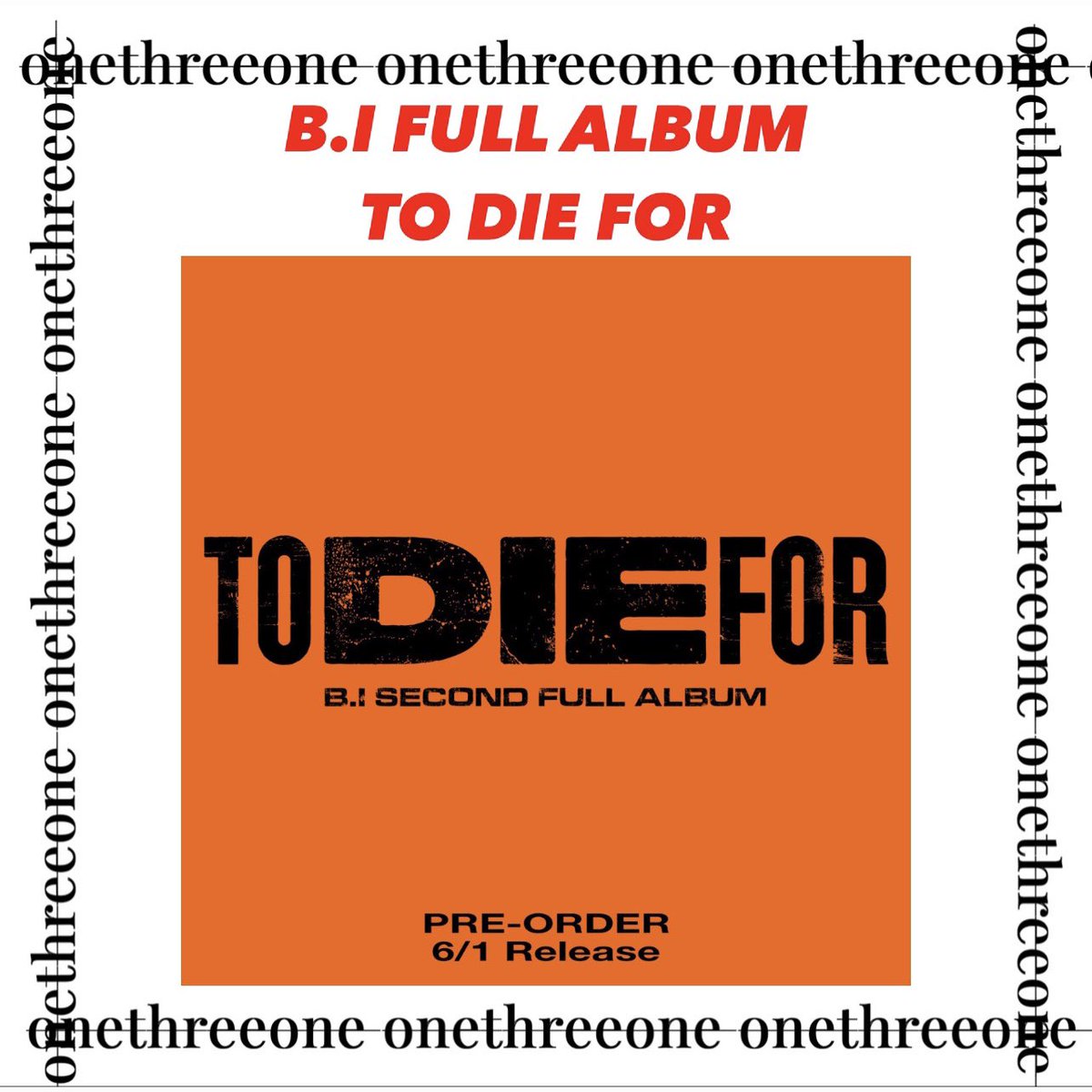 #onethreeoneGO 
[PH GO WTS LFB] HELP RT
#BI FULL ALBUM #TODIEFOR
 
[ALL IN+LSF]
KTOWN4U - 770.00

📦Normal ETA
💸20% DP of total amount
💸DOO: OOS
💸DOP: 06/30 (Balance)

💌ORDER FORM: forms.gle/Q3jZfzwEWevtTK…