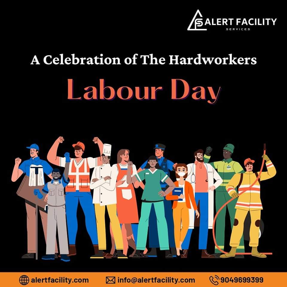 Celebrating the achievements and contributions of workers everywhere. Happy Labour Day!
.
.
.
#alertfacility #alertfacilityservices #laborday #labourday2023 #hiring2023 #happy #job #pune #mumbai #bangalore #hiring