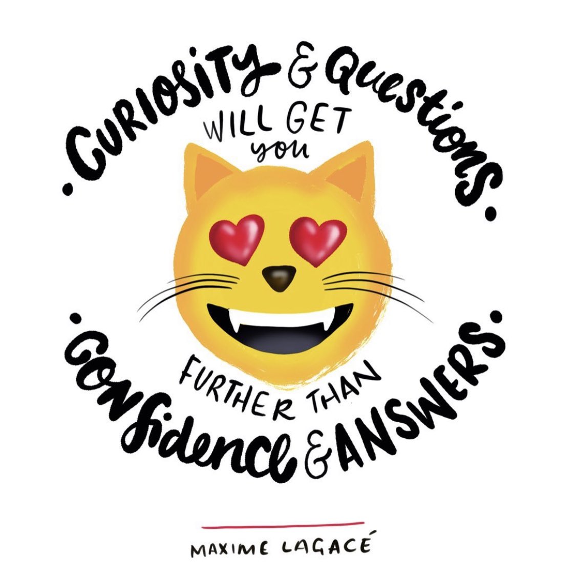 tashwillcocks's tweet image. Curiosity did not kill the cat, it enabled it to learn, escape Schrödingers pesky box on the sly &amp;amp; is sunning out its 9 lives in Hawaii. 

Curiosity &amp;amp; questions will get you further than confidence and answers. Maxime Lagace (not the ice hockeyplayer) 
#curiosity #learningdesign