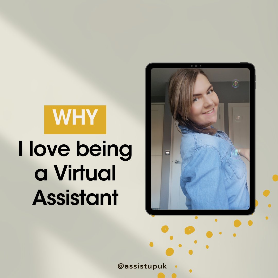 assistup_UK's tweet photo. As a virtual assistant, I got to say, I absolutely love my job! Mainly because I can work from anywhere - as long as I have my trusty laptop and a good Wi-Fi connection, I'm good to go!ย
#virtualassistant #virtualassistantuk https://t.co/Km70CuqGud