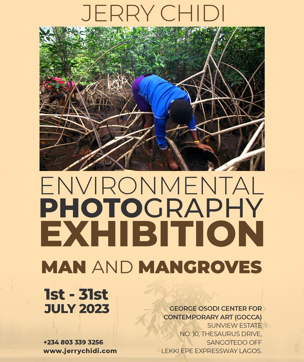 The lens on Nigeria Mangroves, the focus is on sustainability. 

Environmental Photography Exhibition
<a href="/LekkiBirdClub/">Lekki Bird Club 🇳🇬</a> 
<a href="/PatrickAmaibi/">Amaibi Patrick</a> 
<a href="/sharon_ikeazor/">Sharon Ikeazor</a> <a href="/climatevisuals/">Climate Visuals</a> <a href="/AdesuaEtomiW/">Adesua Etomi-Wellington</a> <a href="/adesuwagreen/">Adesuwa Obasuyi</a> <a href="/NatGeoPhotos/">Nat Geo Photography</a> 
<a href="/MangroveWatch/">MangroveWatch</a> <a href="/MangroveProject/">Mangrove Action Project</a> <a href="/Way2GreenWorld/">Our_Environment</a> <a href="/WFP/">World Food Programme</a> @
