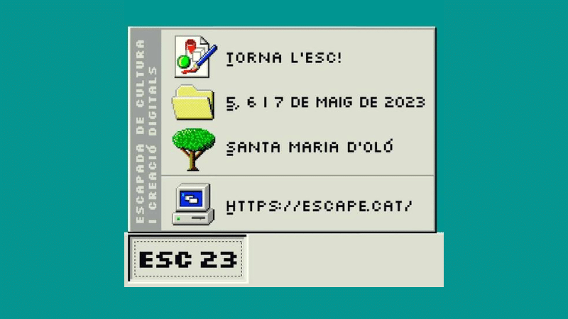 culturadigicat's tweet photo. 🌳Aquest cap de setmana Santa Maria d'Oló celebra l' @esc_cat, la trobada no-urbana d’experimentació i divulgació de l’ús creatiu, artístic, lliure i proper a les persones de la tecnologia electrònica/digital🤖

Descobriu el seu interessant programa⤵️

https://t.co/qFCkgYysdz https://t.co/uMTXcftfus