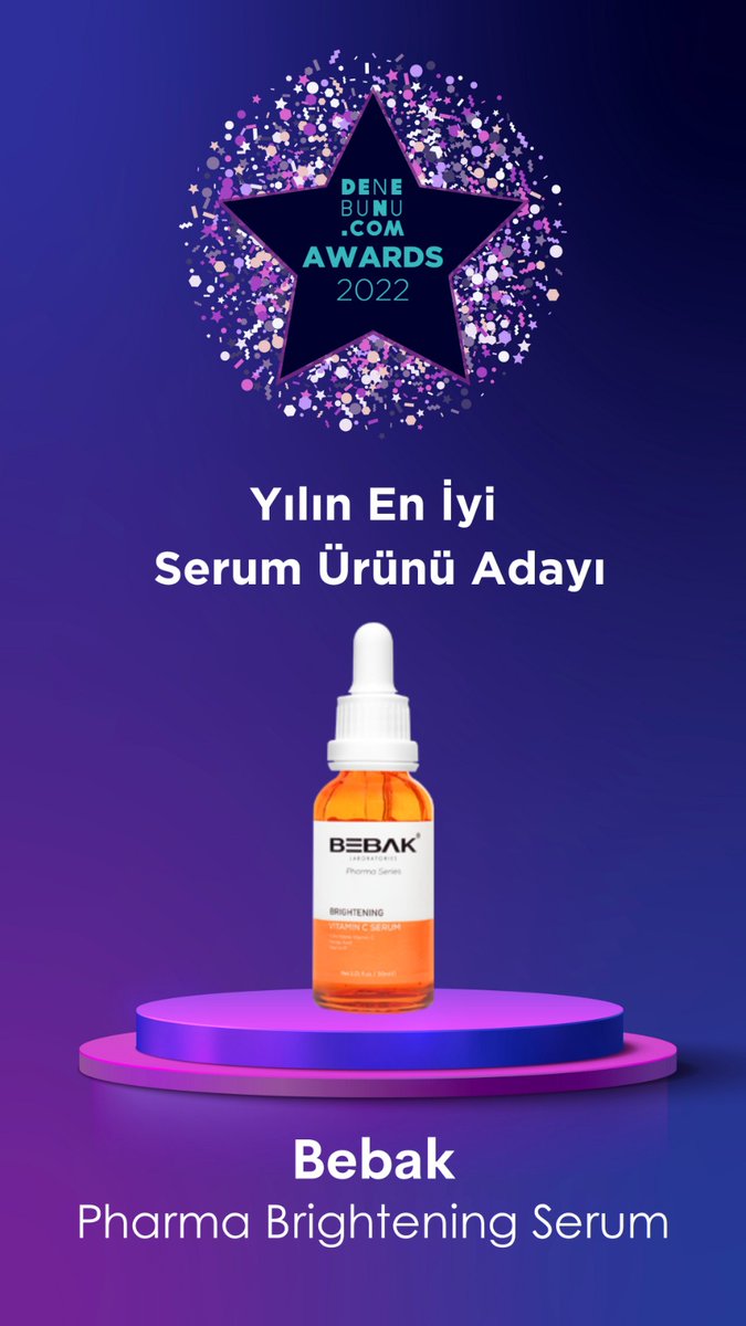 bebaklab's tweet photo. Yılın en iyi serum ürünü adayı Bebak Pharma Vitamin C Serum🤎

https://t.co/e8bbBbF67U https://t.co/DGdc3w4I3A