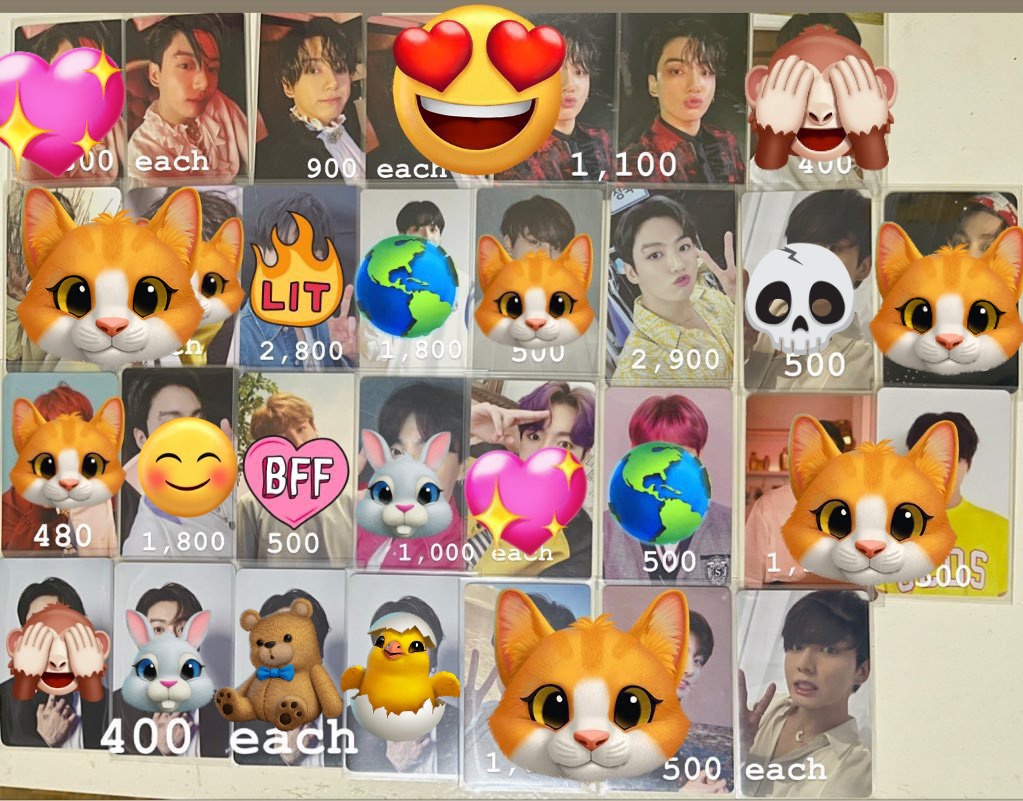 jk_psyxhe's tweet photo. Update 2:38pm
😍- Rowie Esterosos (fb)
😎- @_inbtsland
🙈- @cloudythvk
bff - @breaddkook
🔥- @bts_vkookietae
🐰- @kookoombear
😺- @Louisedengy
🧸- @haniekoos
😊-@kyulezzie428
☠️-@msteyaaa
🐣- @Chx0308

💖 🌏 can't steal.Prio get 4 or more pc &amp; jin,hobi &amp; rm. Tae lights avail pa https://t.co/zcXLfArNyI