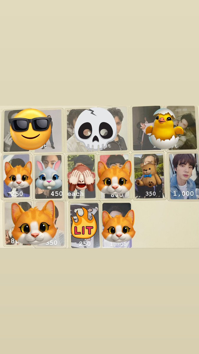 jk_psyxhe's tweet photo. Update 2:38pm
😍- Rowie Esterosos (fb)
😎- @_inbtsland
🙈- @cloudythvk
bff - @breaddkook
🔥- @bts_vkookietae
🐰- @kookoombear
😺- @Louisedengy
🧸- @haniekoos
😊-@kyulezzie428
☠️-@msteyaaa
🐣- @Chx0308

💖 🌏 can't steal.Prio get 4 or more pc &amp; jin,hobi &amp; rm. Tae lights avail pa https://t.co/zcXLfArNyI